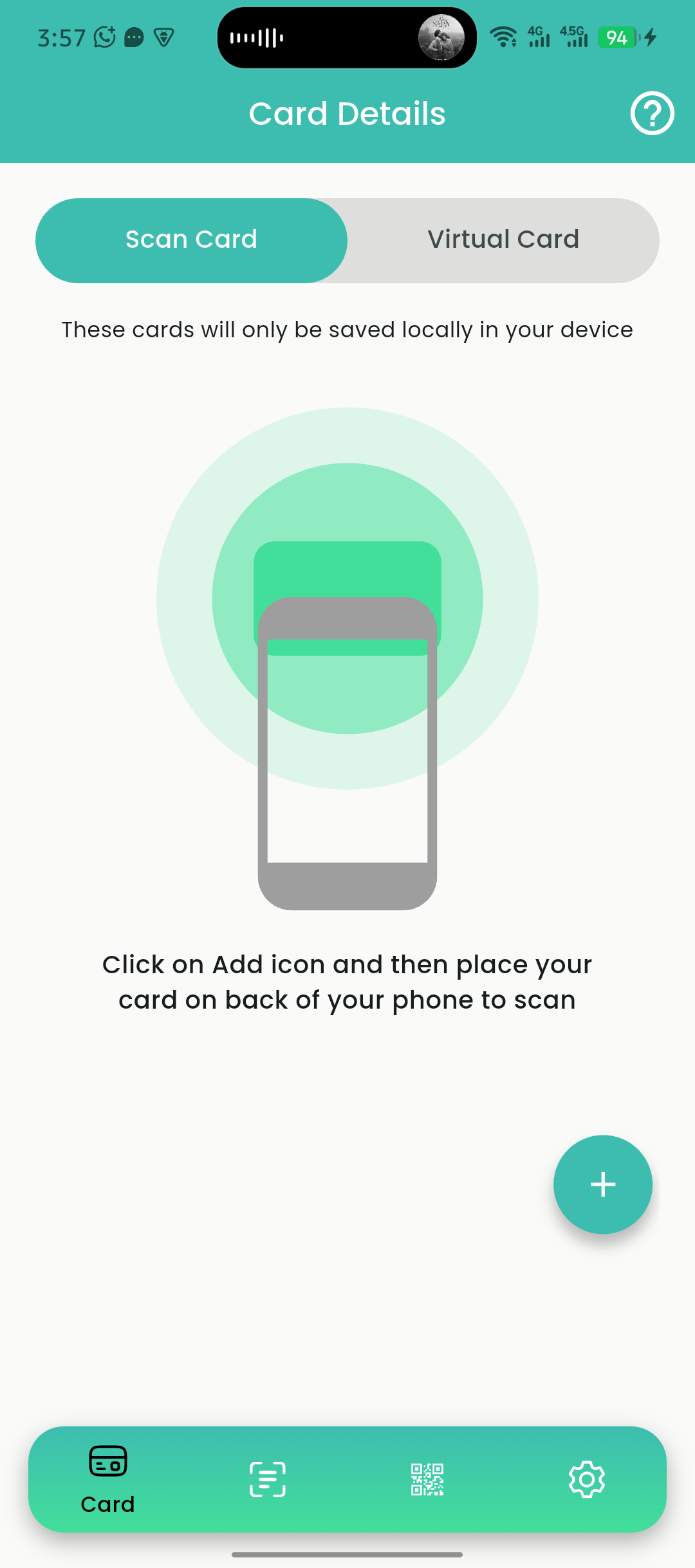 NFC Card Reader - Tap to Read EMV Chip